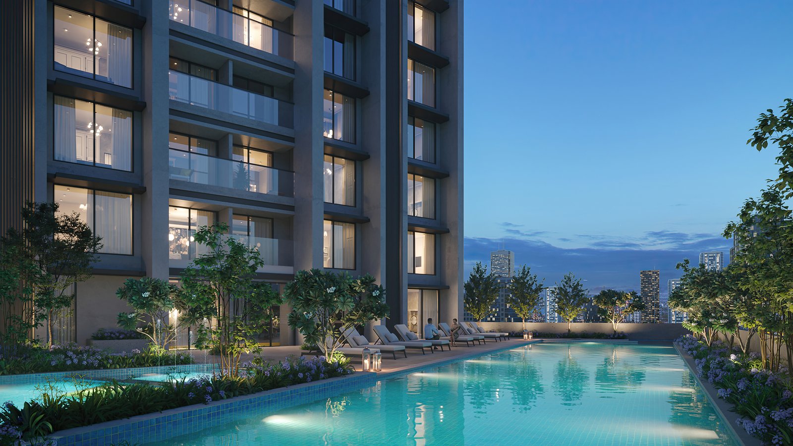 Bharat Auravistas luxury residences exterior view in Andheri West